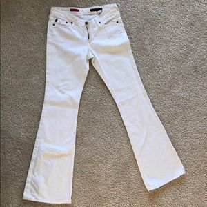 AG white denim 27R